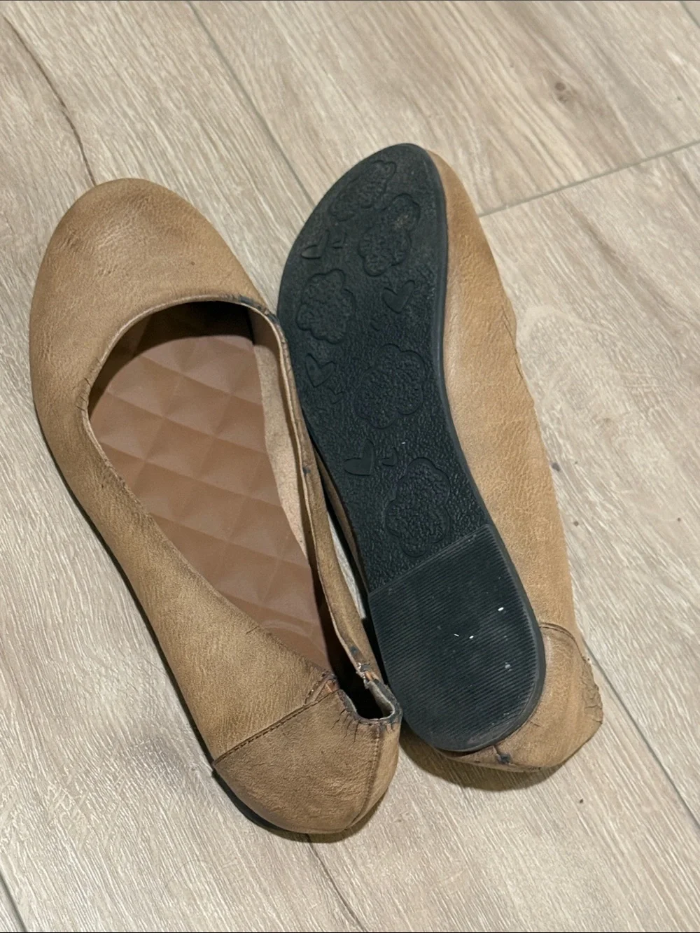 Jellypop Women's Brown/Tan Ballet Flats